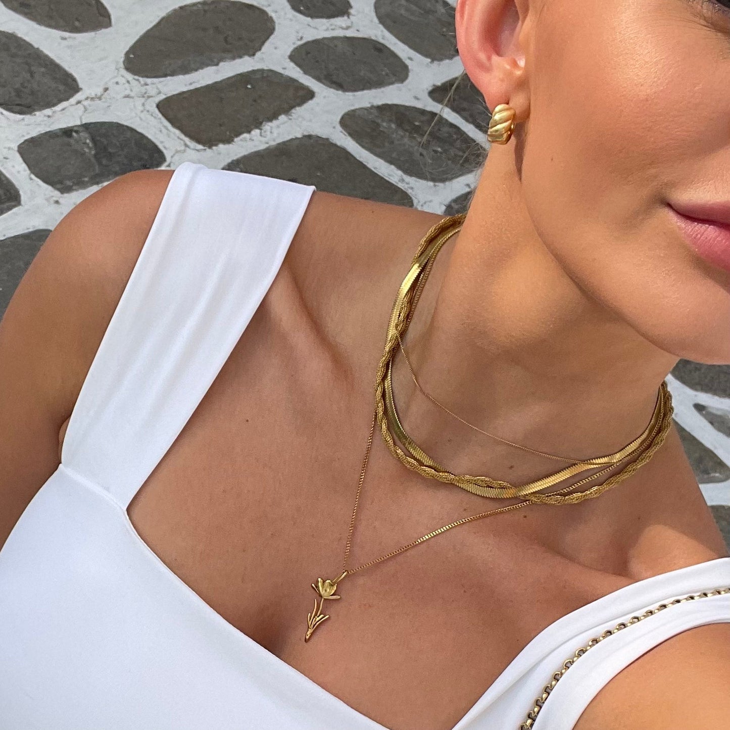 Anna Twisted Chain Necklace