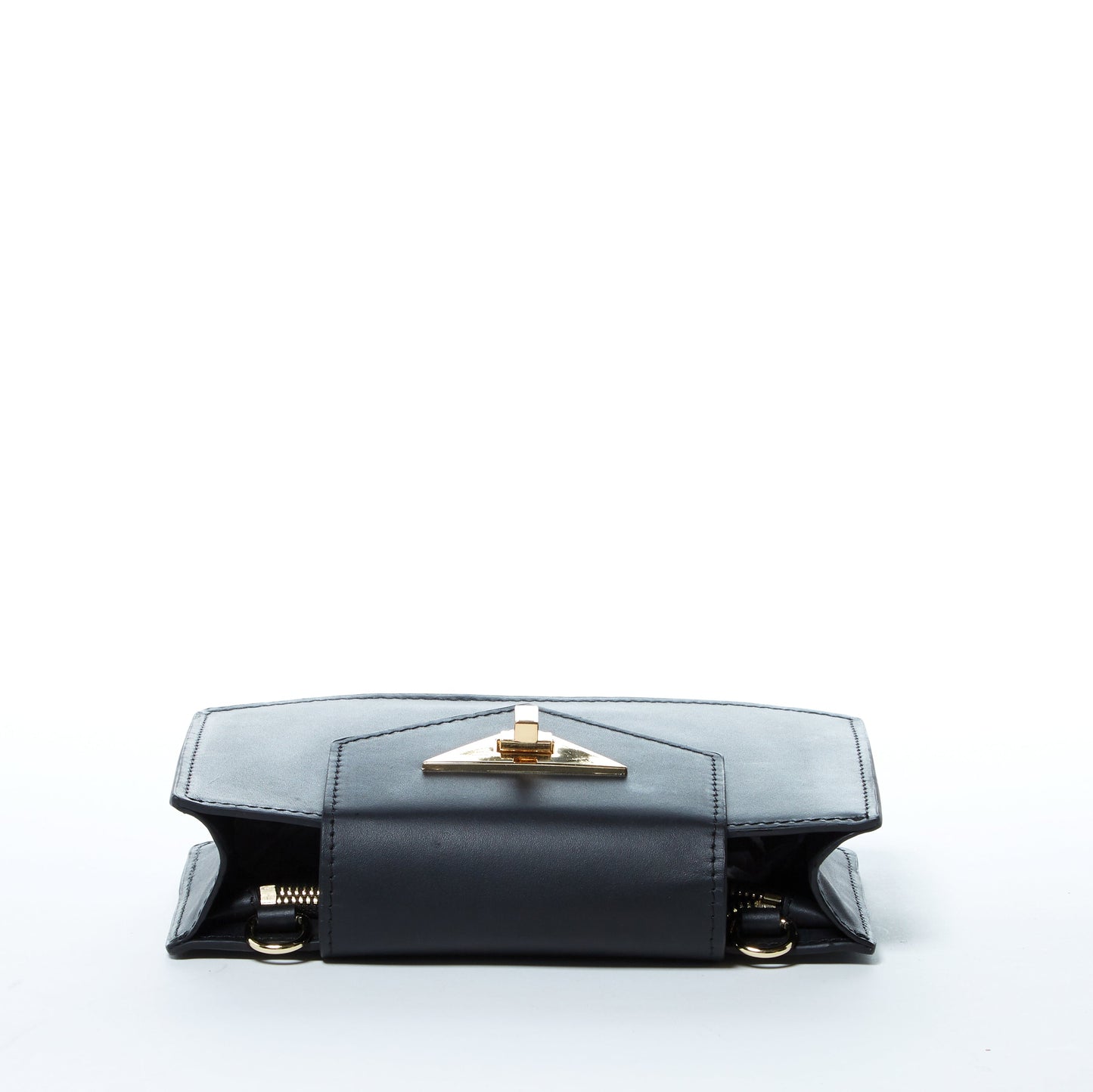SUSU Mini Crossbody Bag Black Leather Purse Wristlet Women's Handbag