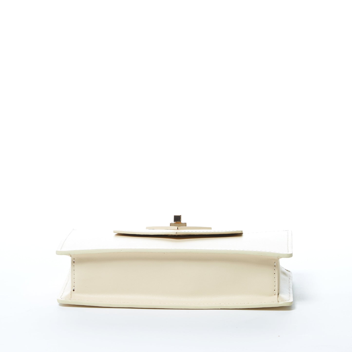 SUSU Off White Bag Mini Crossbody Purse Cream Leather Wristlet Women's Handbag